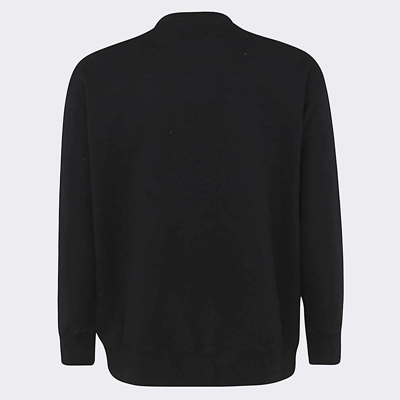 Shop Undercover Black Cotton Sweatshirt