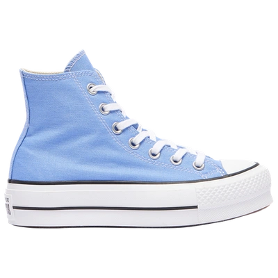 Shop Converse Womens  Chuck Taylor All Star Lift In Royal Pulse/black/white