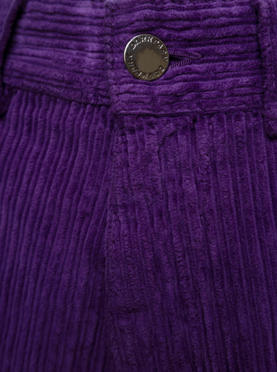Shop Darkpark Audrey Garment Dyed Corduroy In Violet