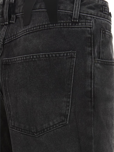 Shop Darkpark Mark Jeans In Black