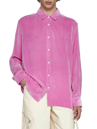 Shop Jacquemus Shirt In Pink