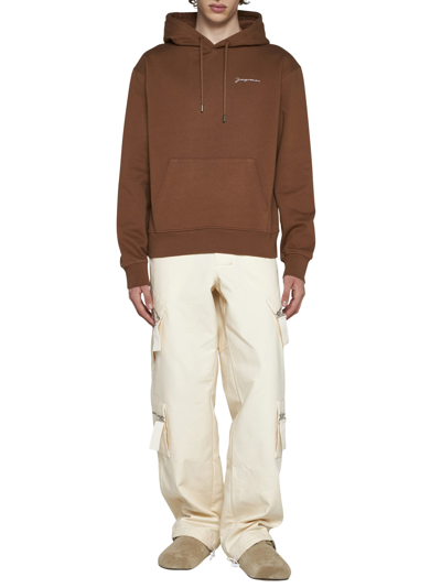 Shop Jacquemus Fleece In Brown