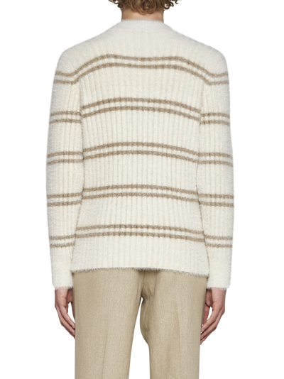 Shop Jacquemus Sweater In Light Beige