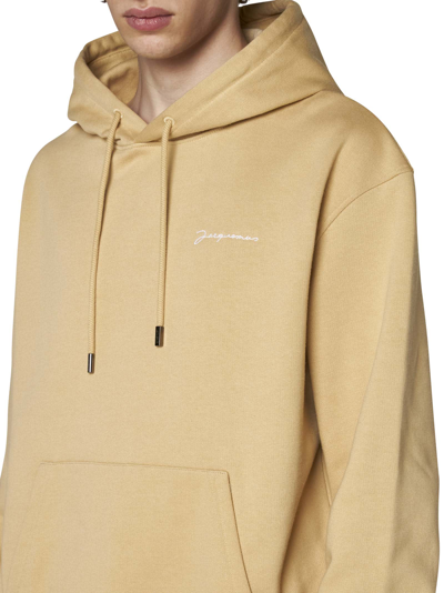 Shop Jacquemus Fleece In Dark Beige