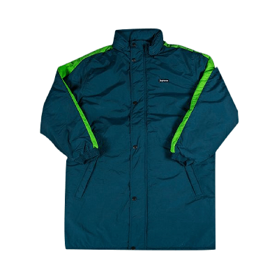 Pre-owned Supreme Stadium Parka 'slate' In Blue