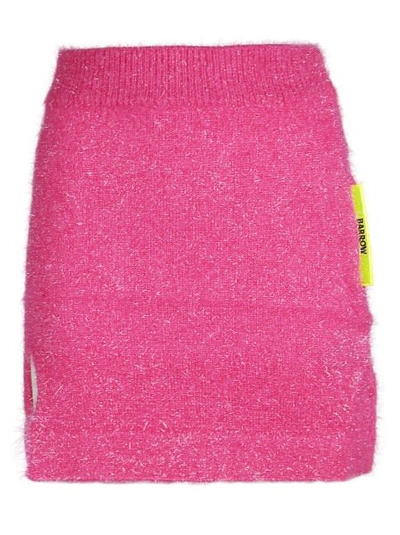 Shop Barrow Stretch Knit Mini Skirt In Fragola