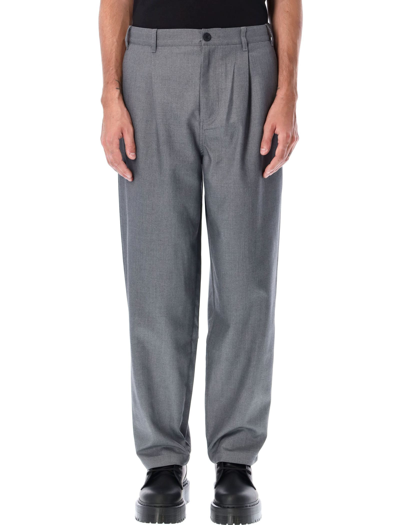 Volume Pleated Trousers In Grey