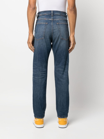 Diesel 2005 D-fining 09e66 Tapered-leg Jeans In 蓝色