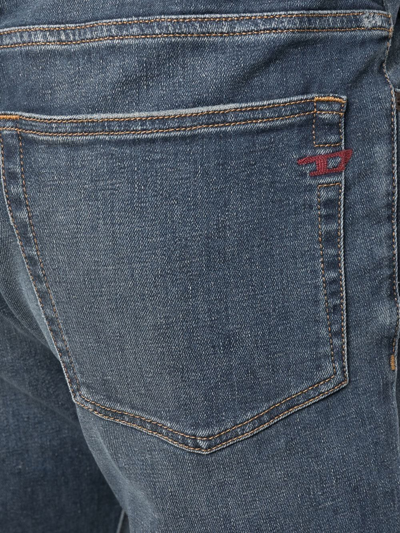 Diesel 2005 D-fining 09e66 Tapered-leg Jeans In 蓝色