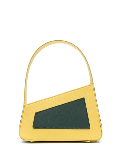 Shop D'estree Albert Leather Tote Bag In Yellow