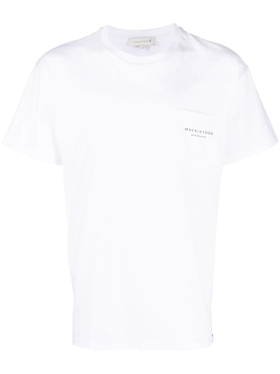 Shop Mackintosh Rain Shine T-shirt In White