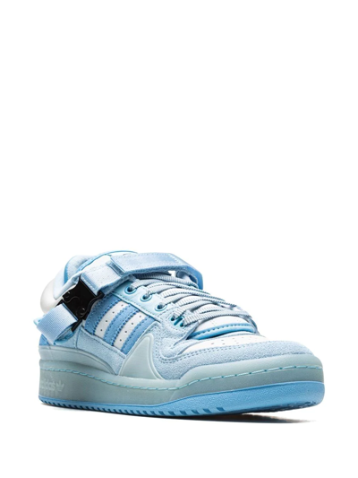 Adidas Originals Forum Buckle Low Sneakers In Blue