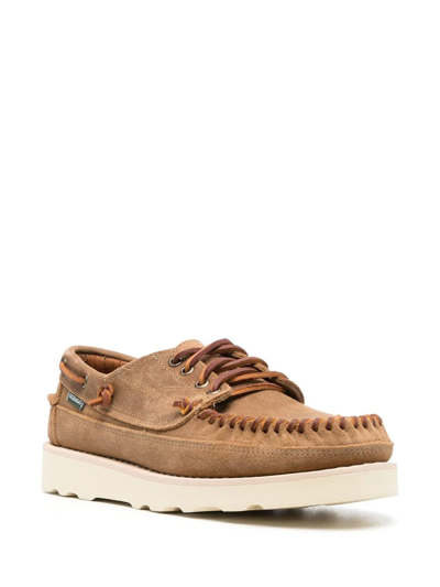 Sebago Keuka Suede Boat Shoes In 褐色