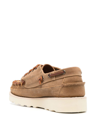 Shop Sebago Keuka Suede Boat Shoes In 褐色