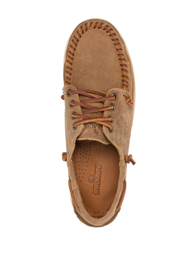 Sebago Keuka Suede Boat Shoes In 褐色