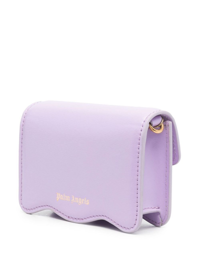 Palm Angels Chic Belt Bag Chain Strap In Purple