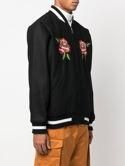 Kenzo Double Face Bomber Jacket France Japan In 黑色