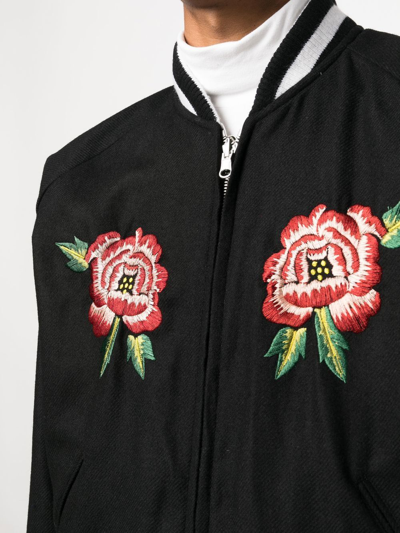 Kenzo Double Face Bomber Jacket France Japan In 黑色