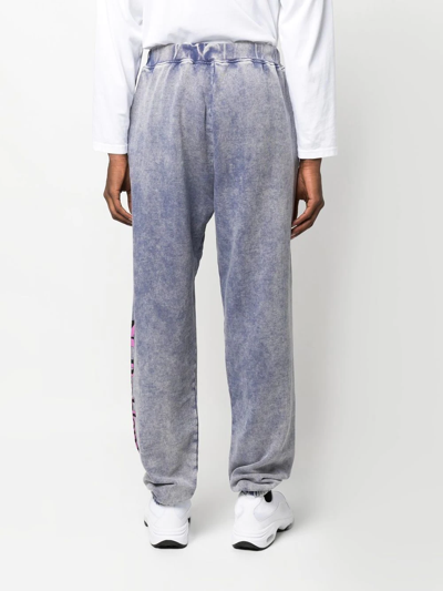 Aries No Problemo Print Track Pants In Purple