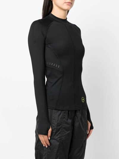 Shop Adidas By Stella Mccartney Truepurpose Yoga Top In Black