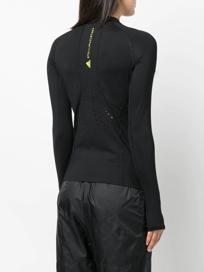 Shop Adidas By Stella Mccartney Truepurpose Yoga Top In Black