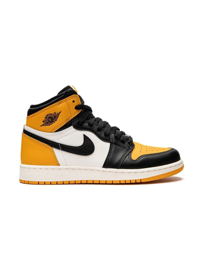 Shop Jordan Air  1 Retro High Sneakers In 黑色