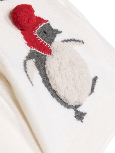 Il Gufo Patch-detail Crew Neck Jumper In 白色