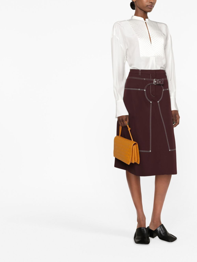 Brunello Cucinelli Long-sleeve Blouse In 白色