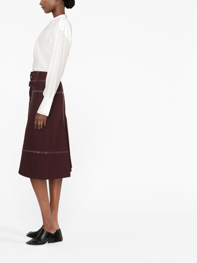Brunello Cucinelli Long-sleeve Blouse In 白色
