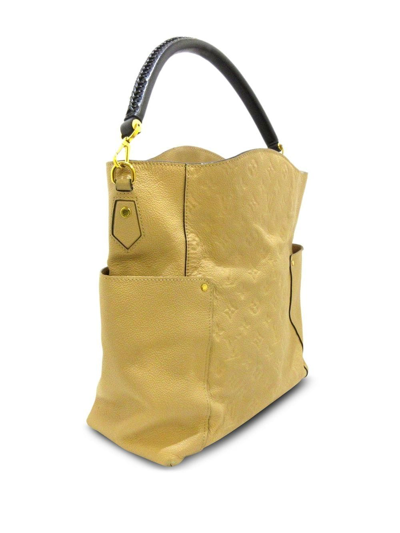 Pre-owned Louis Vuitton 2015  Bagatelle Tote Bag In Yellow