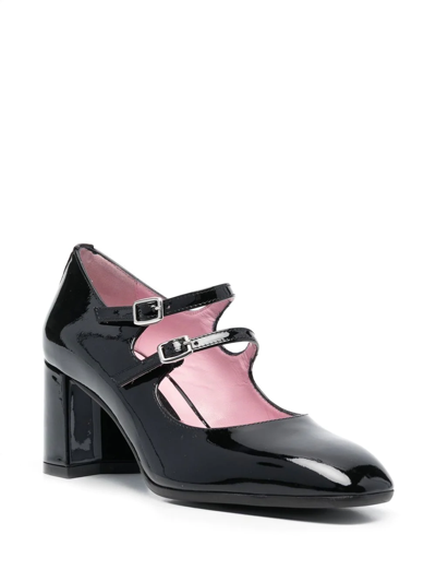 Carel Paris Elegant High-heeled Mary Jane With Adjustable Straps In 黑色