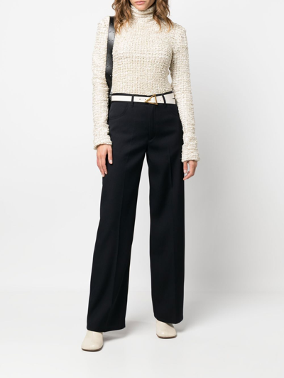 Shop Jil Sander Straight-leg Trousers In 蓝色