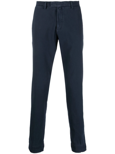 Shop Briglia 1949 Straight-leg Chino Trousers In 蓝色
