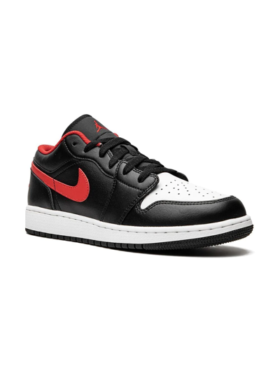 Shop Jordan Air  1 Low "white Toe" Sneakers In Black
