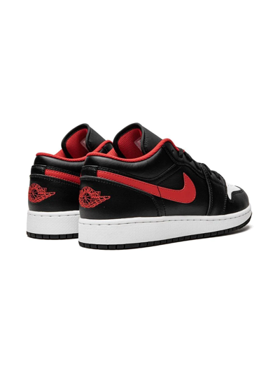 Shop Jordan Air  1 Low "white Toe" Sneakers In Black