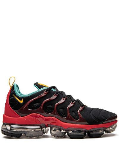Shop Nike Air Vapormax Plus "stained Glass" Sneakers In Black
