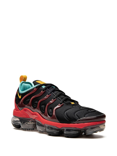 Shop Nike Air Vapormax Plus "stained Glass" Sneakers In Black