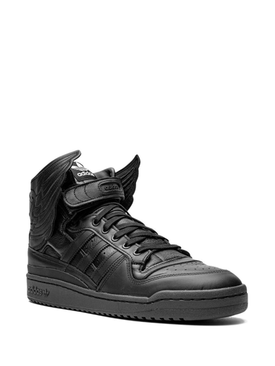 Shop Adidas Originals X Jeremy Scott Forum High Wings 4.0 "black" Sneakers