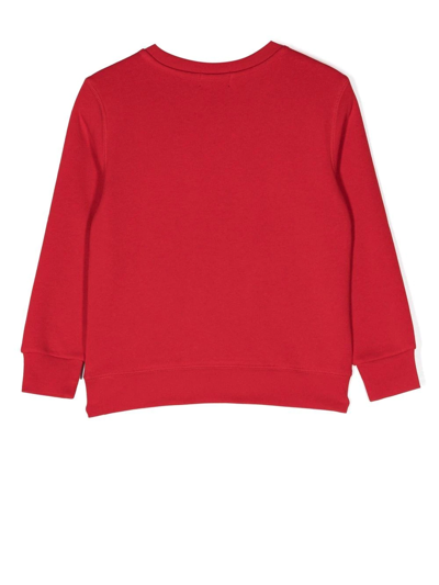 Shop Ralph Lauren Polo Bear-print Sweatshirt In Red