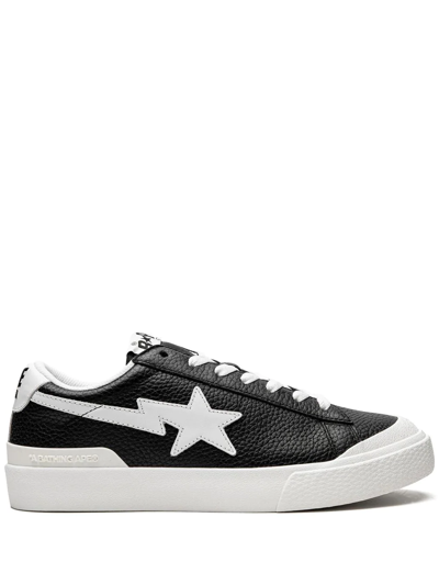 Shop A Bathing Ape Mad Sta Low-top Sneakers In 黑色
