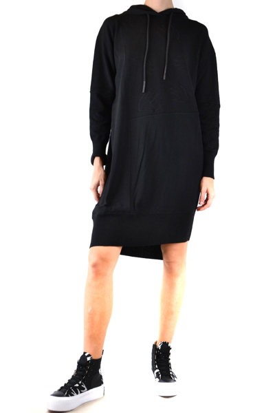 Shop Mcq By Alexander Mcqueen Women's  Black Cotton Dress