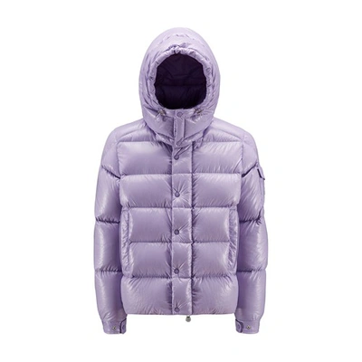 Shop Moncler Maya 70 Jacket In Purple