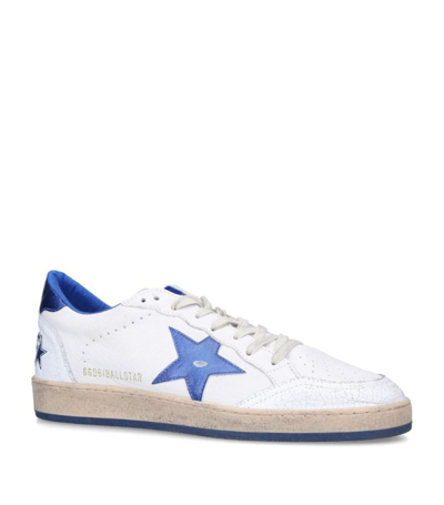 Shop Golden Goose Ballstar Sneakers In White