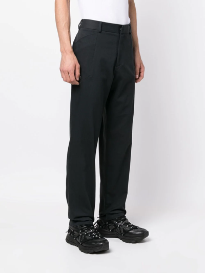 Shop A-cold-wall* Module Straight-leg Trousers In Black