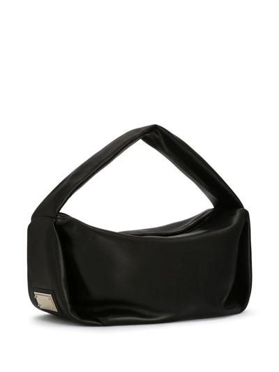 Dolce & Gabbana Logo-plaque Tote In Black