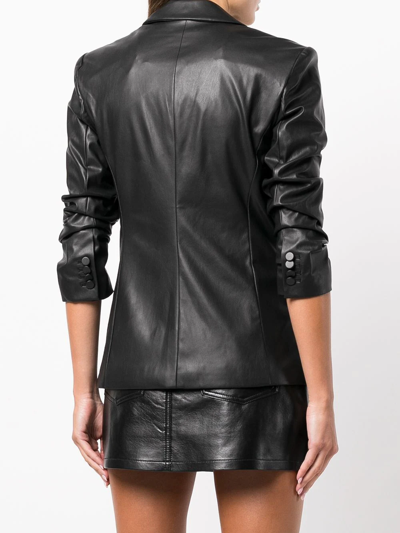 Shop Cinq À Sept Kylie Faux Leather Jacket In Black