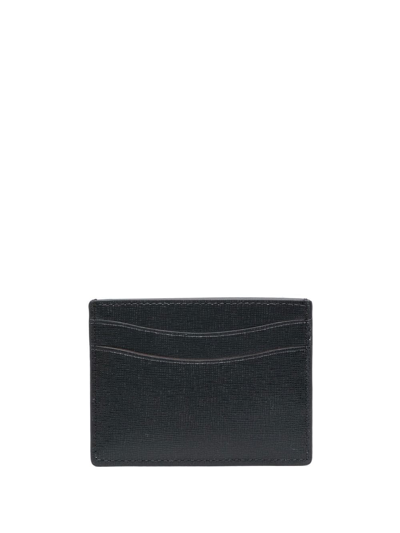 Shop Kate Spade Logo-detail Leather Cardholder In Schwarz