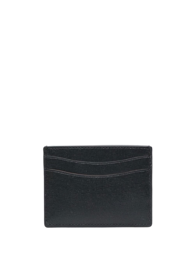 Kate Spade Logo-detail Leather Cardholder In Schwarz