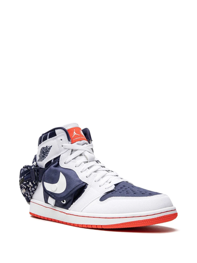 Jordan Air  1 Utilty "quai 54" Sneakers In White