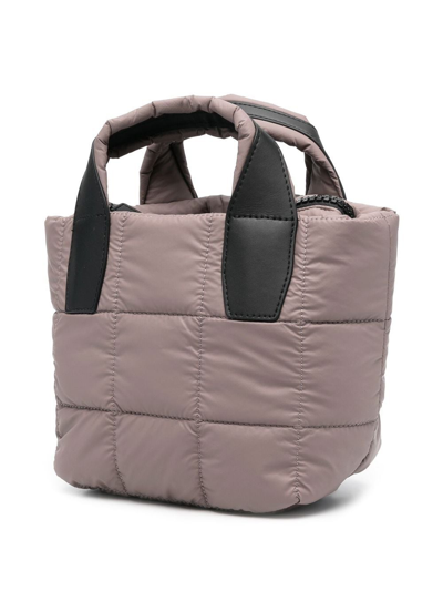 Shop Veecollective Padded Small Tote In Violett